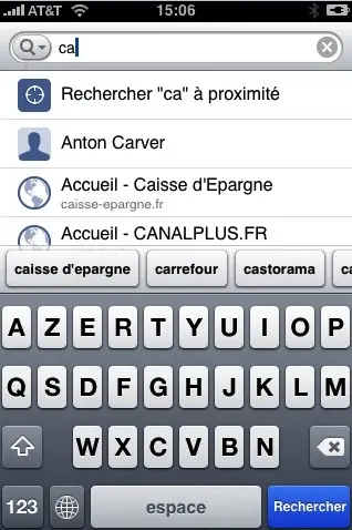 Google : recherche vocale sur l'iPhone