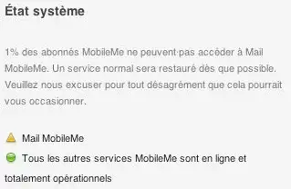 MobileMe au ralenti