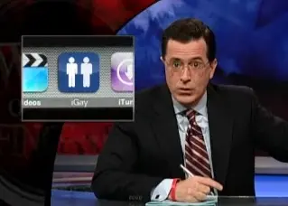 Stephen Colbert ne veut pas d'un iPhone trop gay !