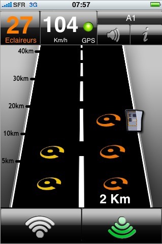 iCoyote détecte les radars gratuitement sur votre iPhone