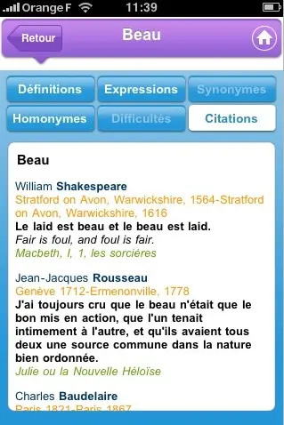 Le Larousse débarque sur iPhone