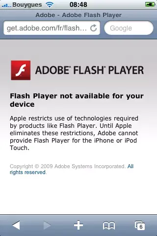 Adobe s'attaque frontalement à Apple sur Flash