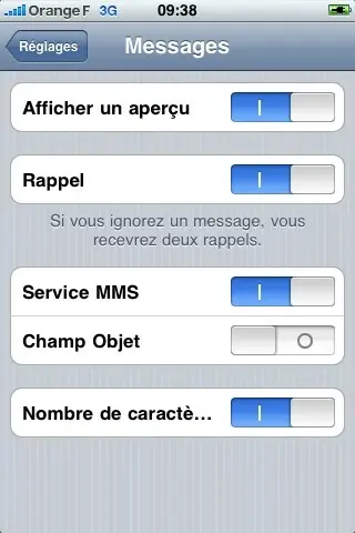 iPhone OS 4.0 : enfin un compteur pour les SMS