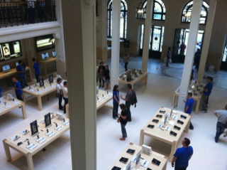 Apple Store Opéra, les premières images