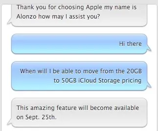 Les nouveaux forfaits iCloud en vigueur dès le 25 septembre ?