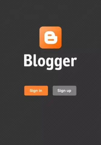 Google : Blogger sur l'App Store