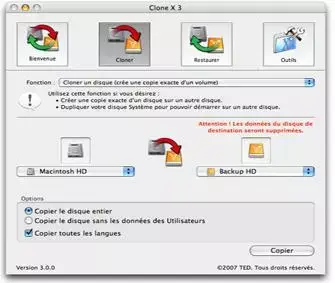 Clone X, Freeway et Tri-Backup mis à jour