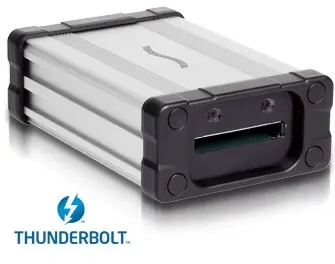 Un lecteur Thunderbolt pour les cartes SxS Sony