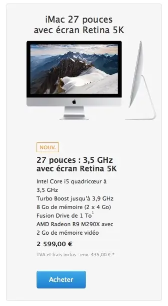 Acheter iMac 5K - Guide d'achat iMac 5K avec conseils, tests et avis