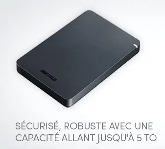 Un HDD avec surveillance de l'état de santé chez Buffalo