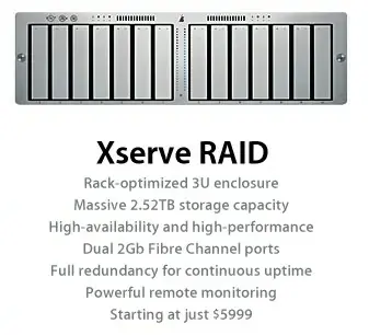 (MAJ)Nouveaux XServe !