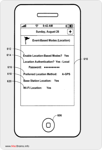 Brevet : un iPhone qui s'adapte à votre localisation