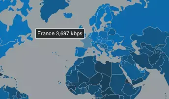 Akamai considère la France très mal équipée en haut-débit