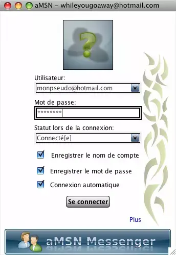 MSN sur Mac