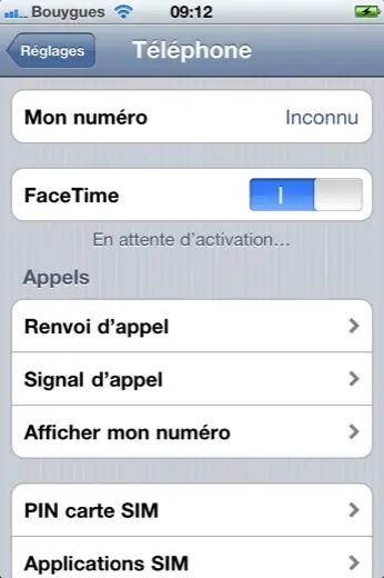 iOS 4.2 : Facetime a disparu ? Faites le revenir !