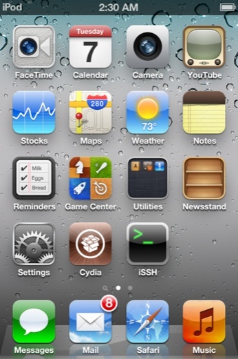 iOS 5.0 : le jailbreak fonctionne toujours