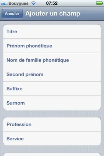 Siri & iOS : ajouter un nom phonétique à un contact
