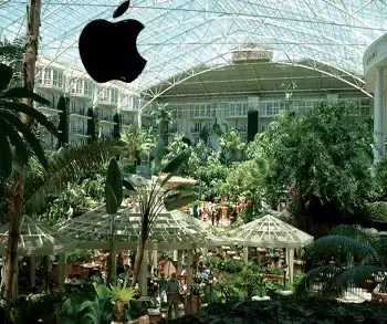 L'Apple Store de Sidney a l'Atrium vert