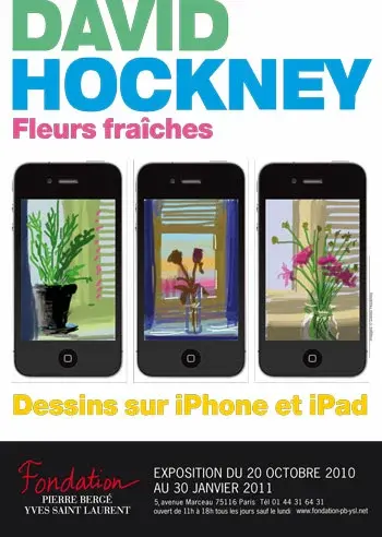 David Hockney expose sur iPhone et iPad