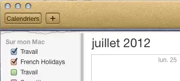 Mountain Lion : petit retour sur iCal, qui a bien évolué