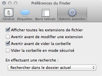 Astuce Mac : marre de l'alerte changement d'extension fichier ?