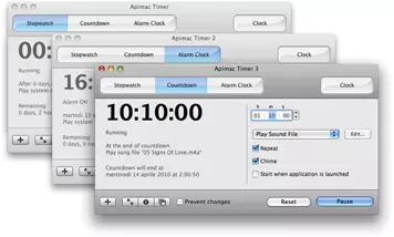 Timer 7 surveille votre emploi du temps sur Mac