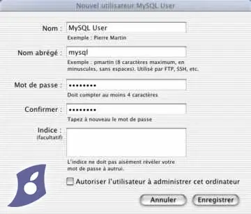 SQL sur OS X...