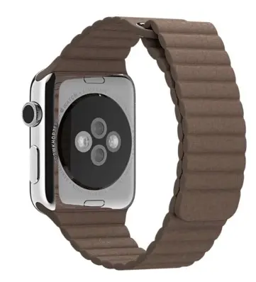 Apple Watch : test du bracelet Cuir Venezia matelassé, avec fermoir magnétique réglable