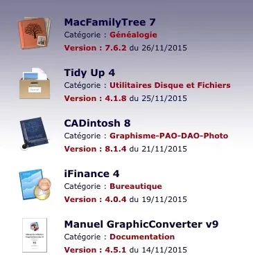 Promos chez MacVF : 50% sur MacFamilyTree, iFinance, Logoist et  CleanApp