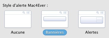 Astuce : changer la durée d'affichage des bannières de notification sous OS X