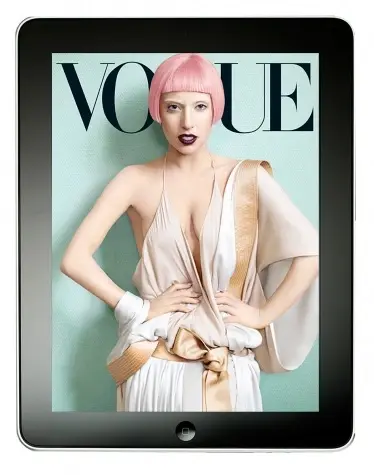 Vogue débarque (en partie) sur iPad (avec Lady Gaga)