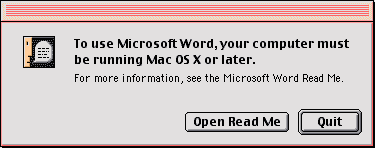 Microsoft Office X