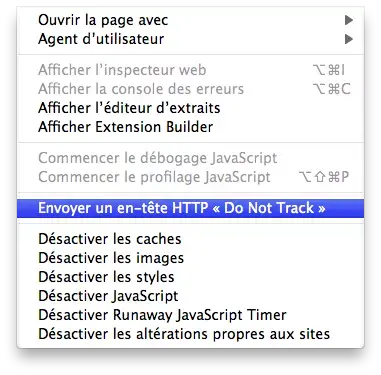 Safari sur Lion et la fonction "do not track"