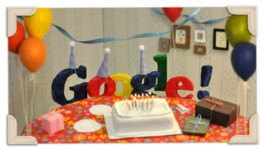 Google fête son 13e anniversaire