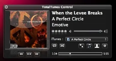 TotalTunes Control : Contrôlez votre musique