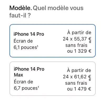 Face à l'augmentation du prix de l'iPhone, Apple met en avant les facilités de paiement