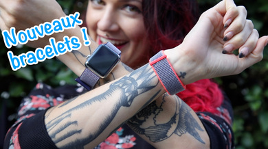 Vidéo M4E : les nouveaux bracelets Boucle Sport (scratch) pour Apple Watch !