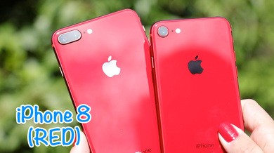 Vidéo : l’iPhone 8 rouge (RED) est magnifique ! (Avec Audrey)