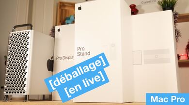 On déballe l'écran Pro Display XDR (et son pied) en live ! Venez nous poser vos questions !