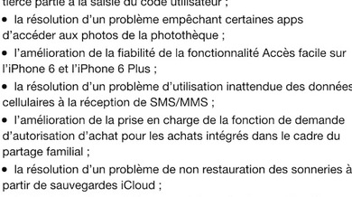 iOS 8.0.1 est disponible, mais attendez avant de l'installer !