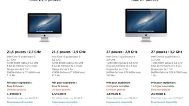 En France, tous les iMac expédiés en 1 à 3 jours