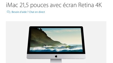 Apple lance un iMac 21" à écran 4k ! (MAJ : disponible sur le Store Fr)