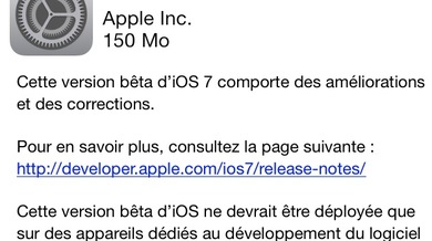 iOS 7 beta 5 est disponible !