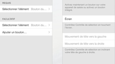 iOS 7 : le contrôle du système par des mouvements de tête dans l'Accessibilité