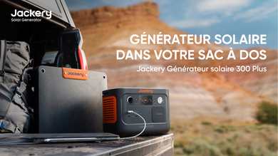Batteries portables + solaire : promo sur les Jackery Explorer 300 Plus et 1000 Plus