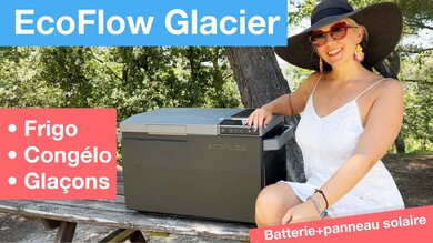 Test EcoFlow Glacier : frigo, congélateur, et machine à glaçons portable connectée !