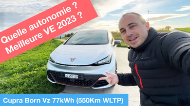 Essai Cupra Born VZ 77 kWh (550Km d'autonomie) : la meilleure voiture électrique de 2023 ?