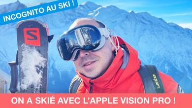 On a testé l'Apple Vision Pro au ski ! Un vrai potentiel, mal exploité