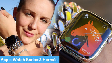 On déballe l'Apple Watch Series 8 Hermès Double Tour Gourmette Métal !