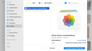 Comment fusionner deux photothèques dans Photos sous Monterey